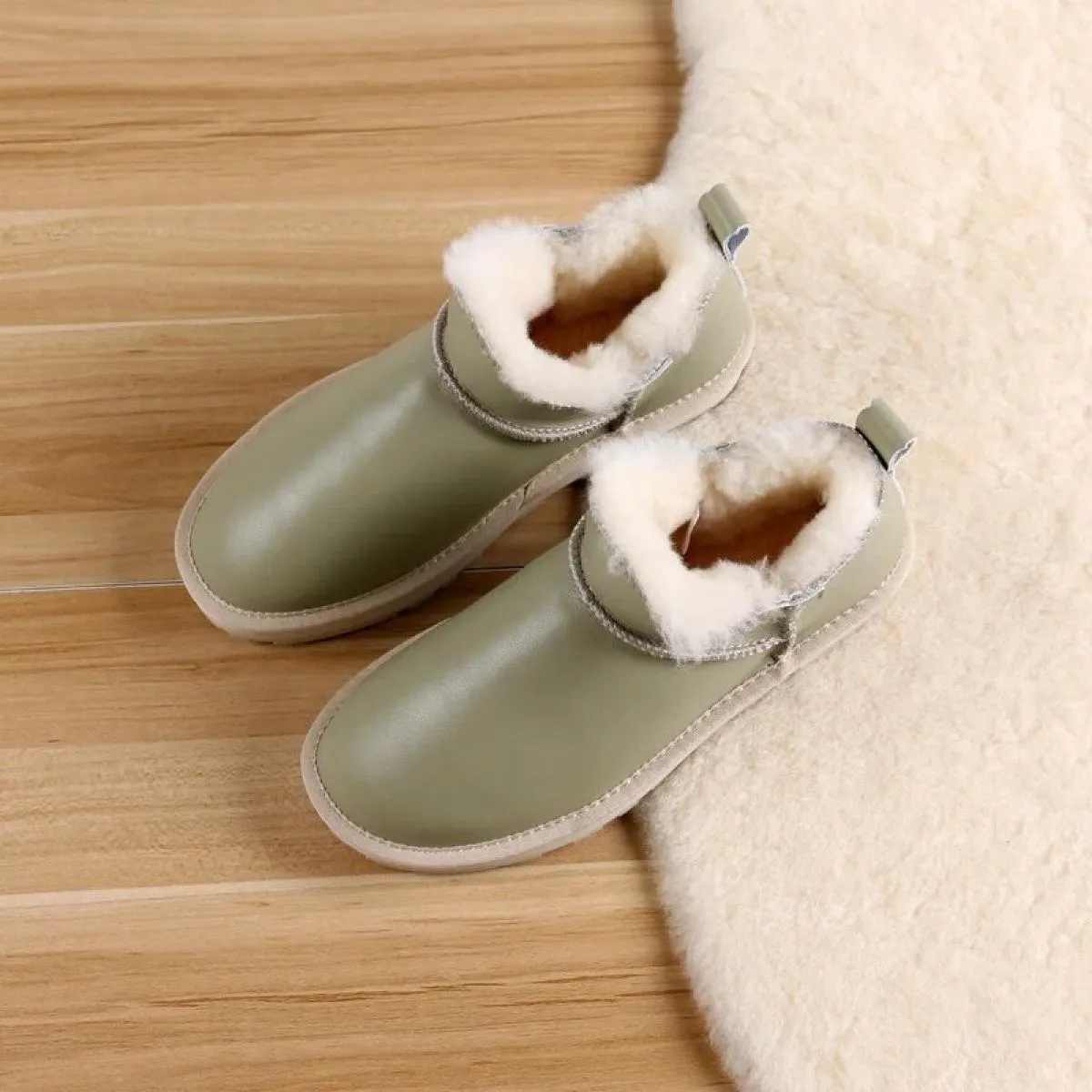 2022 Nuovo Inverno Antiscivolo Scarpe Da Pane Spessi Stivali Bassi Taglio Basso Più Scarpe di Velluto Stivali Da Neve Scarpe Da