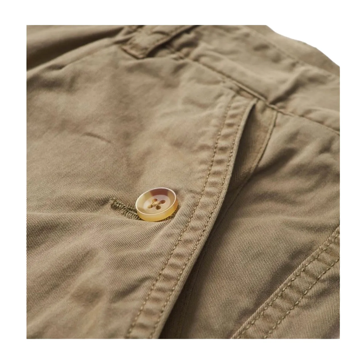 Bermuda Uomo Blauer Cargo Marrone Fango