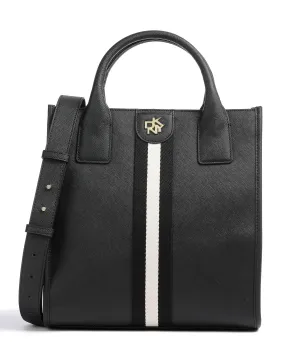  DKNY Carol Borsa a mano pelle di vacchetta saffiano nero  