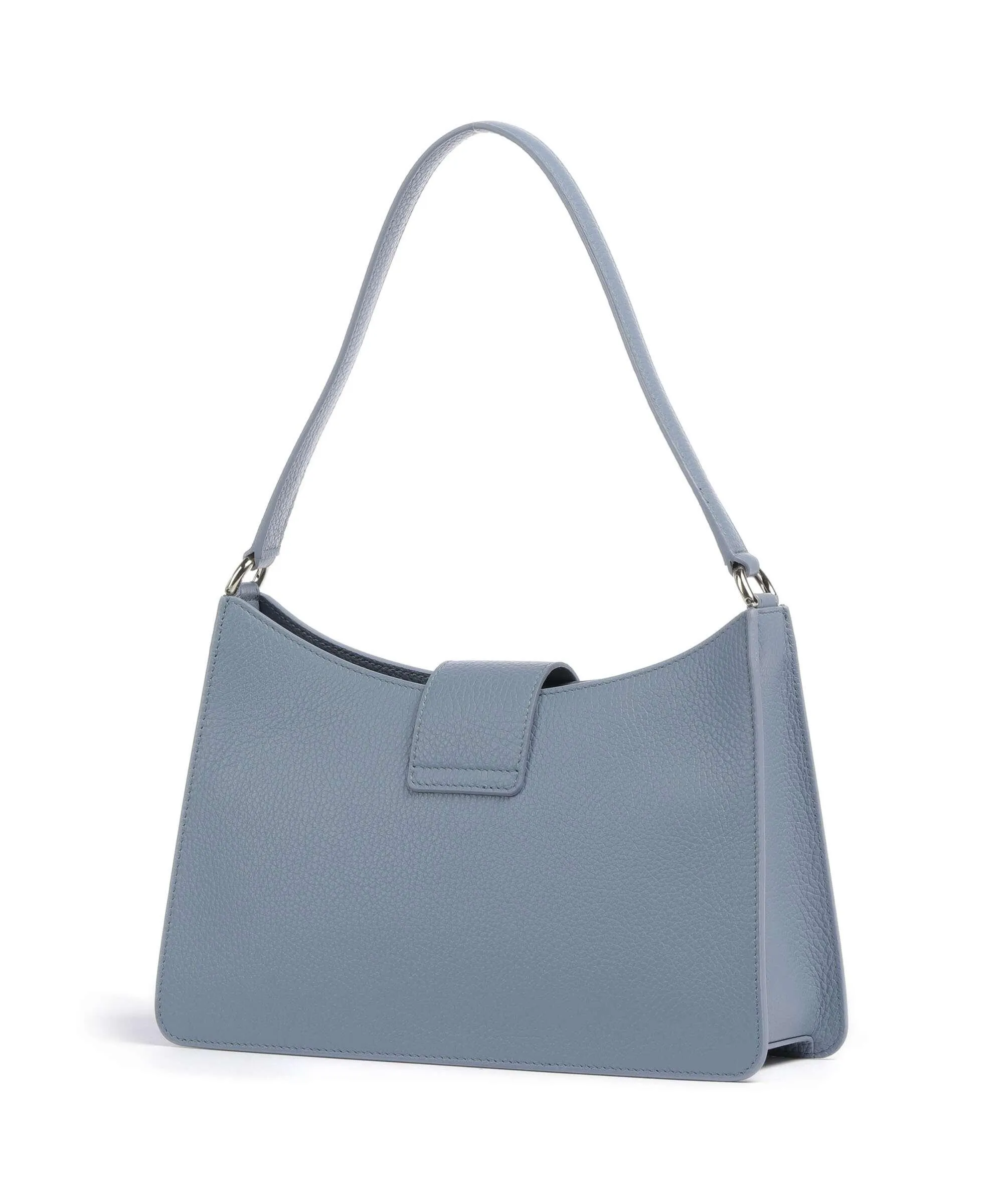  Furla 1927 M Borsa a spalla pelle granulata blu-grigio  