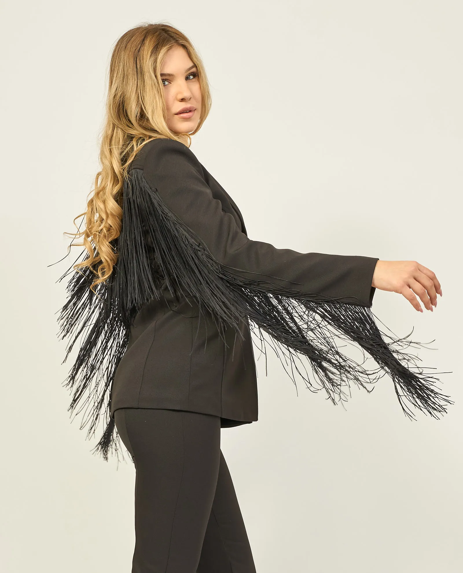 Giacca donna Patrizia Pepe con frange