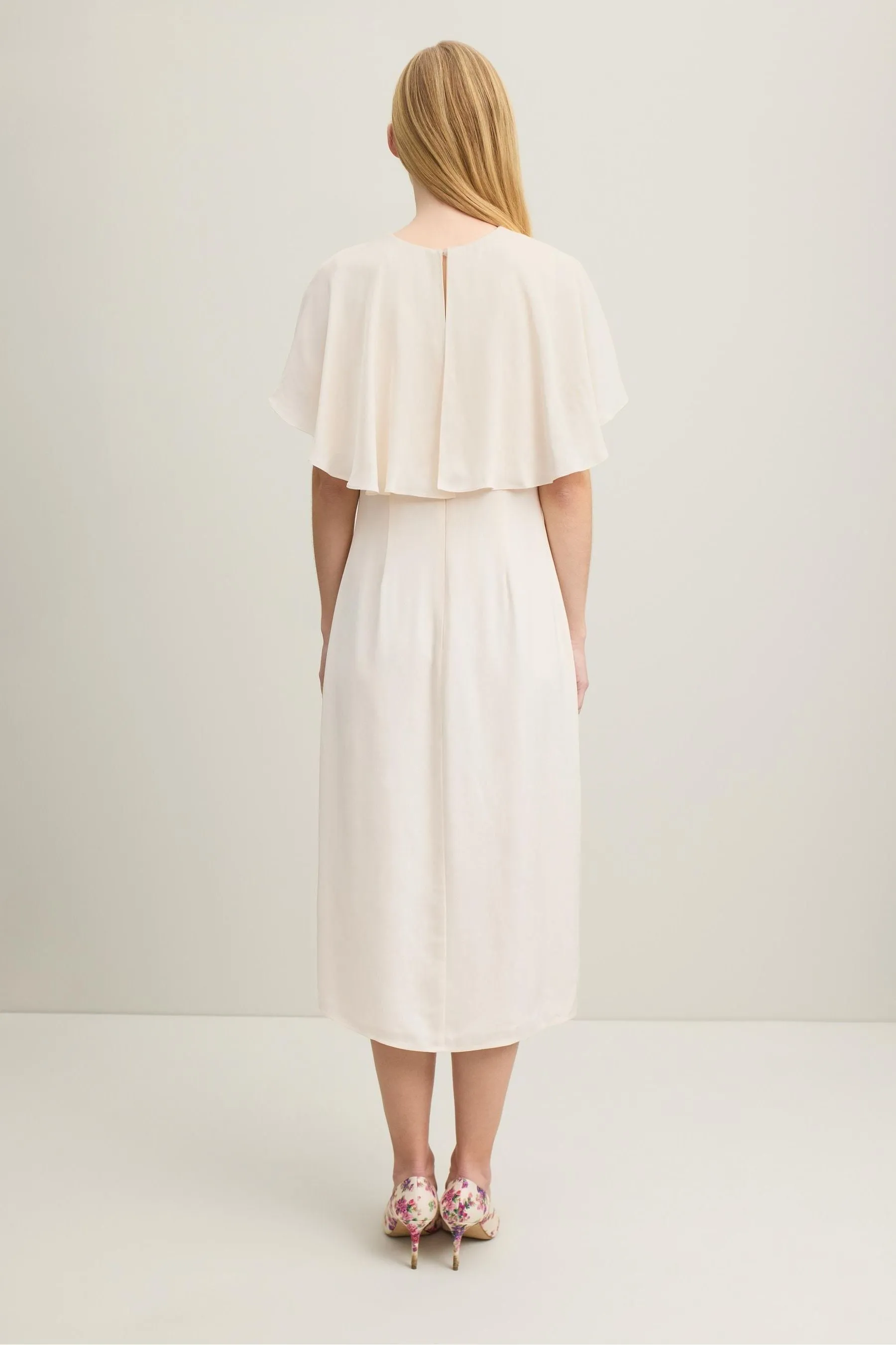 LK Bennett - Sadie - Abito con mantella