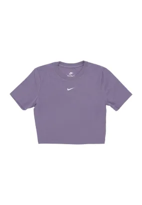 Maglietta Donna W Sportswear Essential Slim-fit Crop Tee Daybreak/white