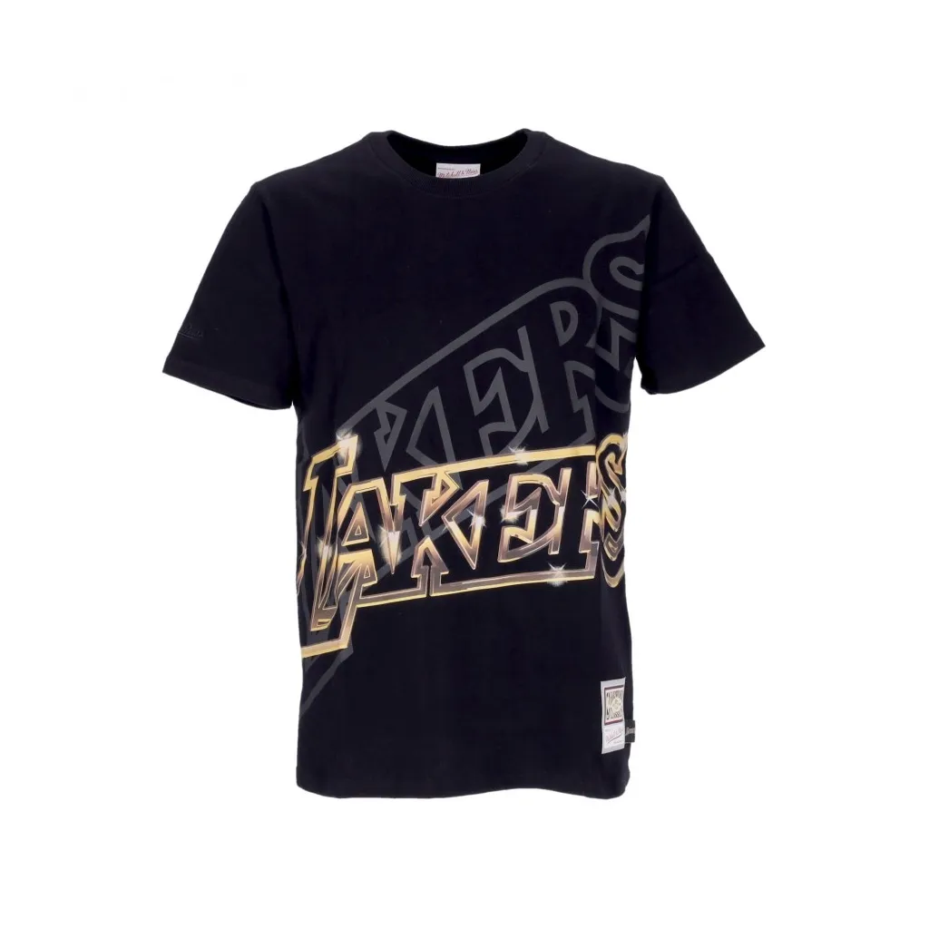 maglietta uomo nba big face 40 tee hardwood classics loslak BLACK/ORIGINAL TEAM COLORS