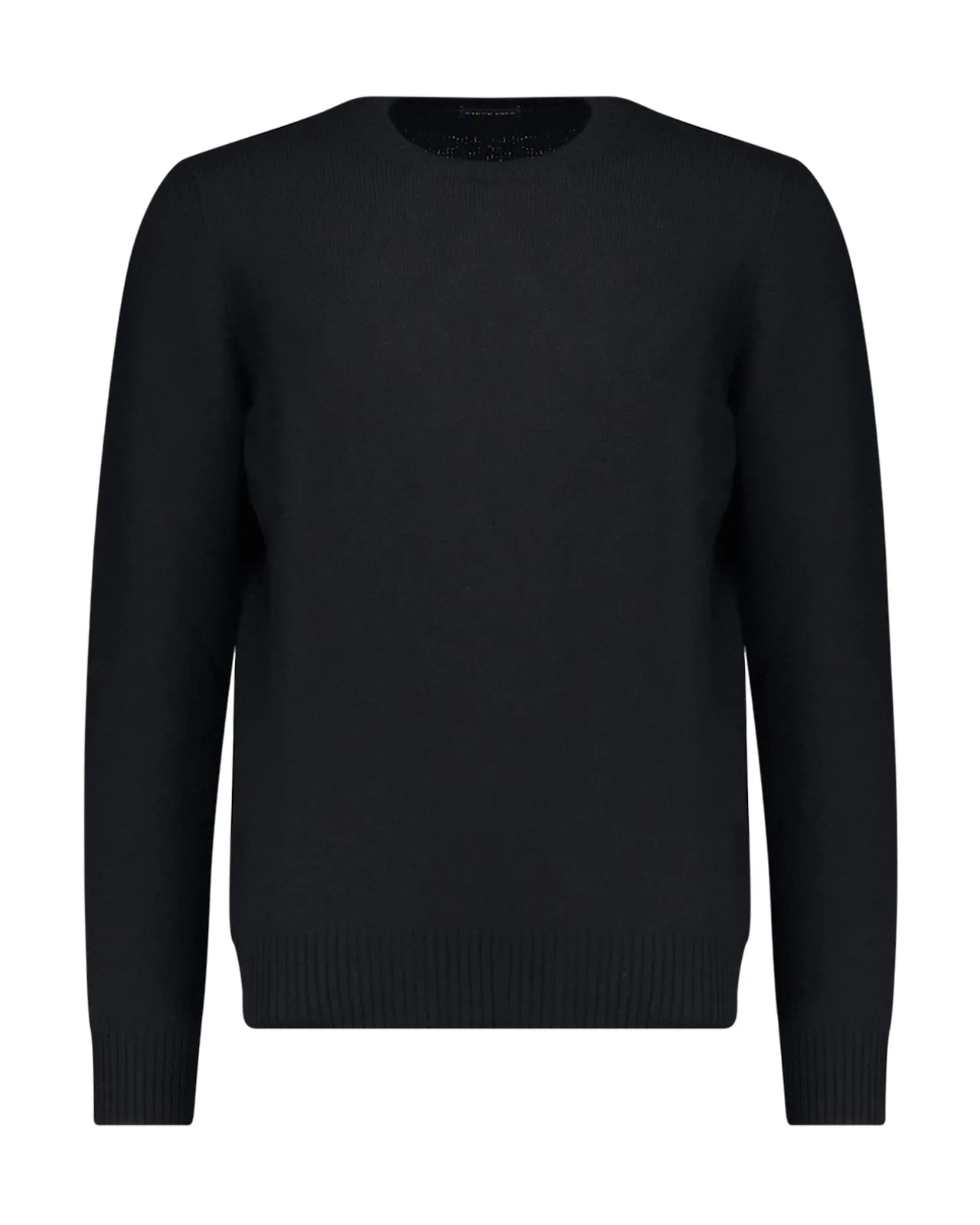 Maglione girocollo lana nero