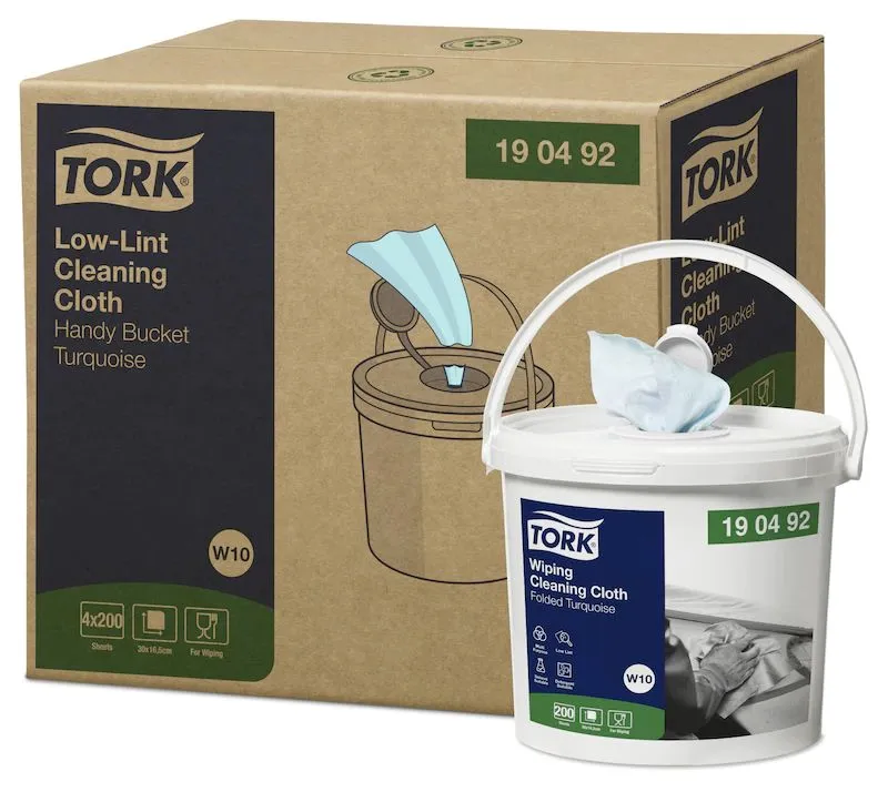 Panni Tork, col. Turchese, Plastica da 200