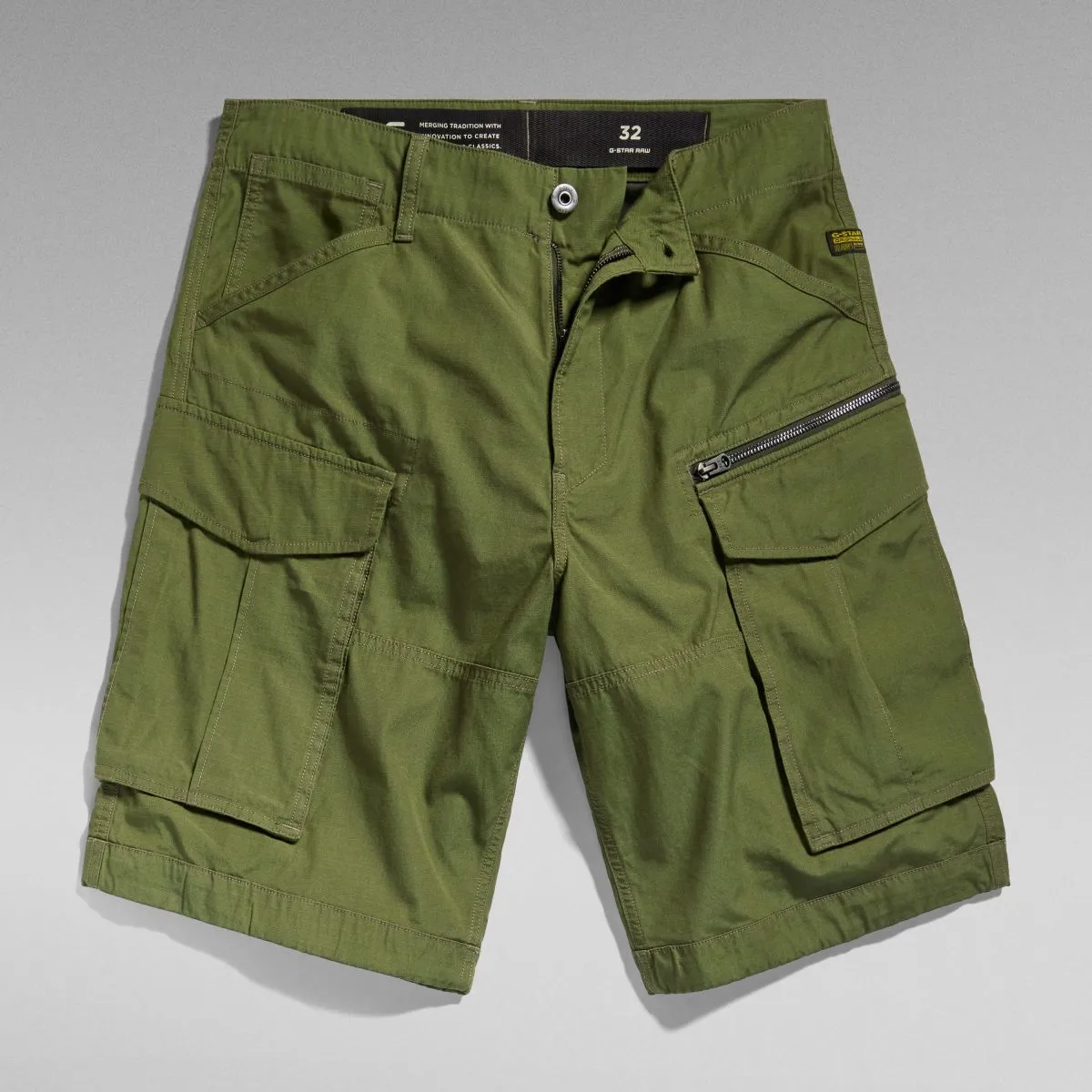 SHORTS E BERMUDA Uomo G-STAR D08566-D384 ROVIZ ZIO RLXD SHORT B230 SHADOW OLIVE