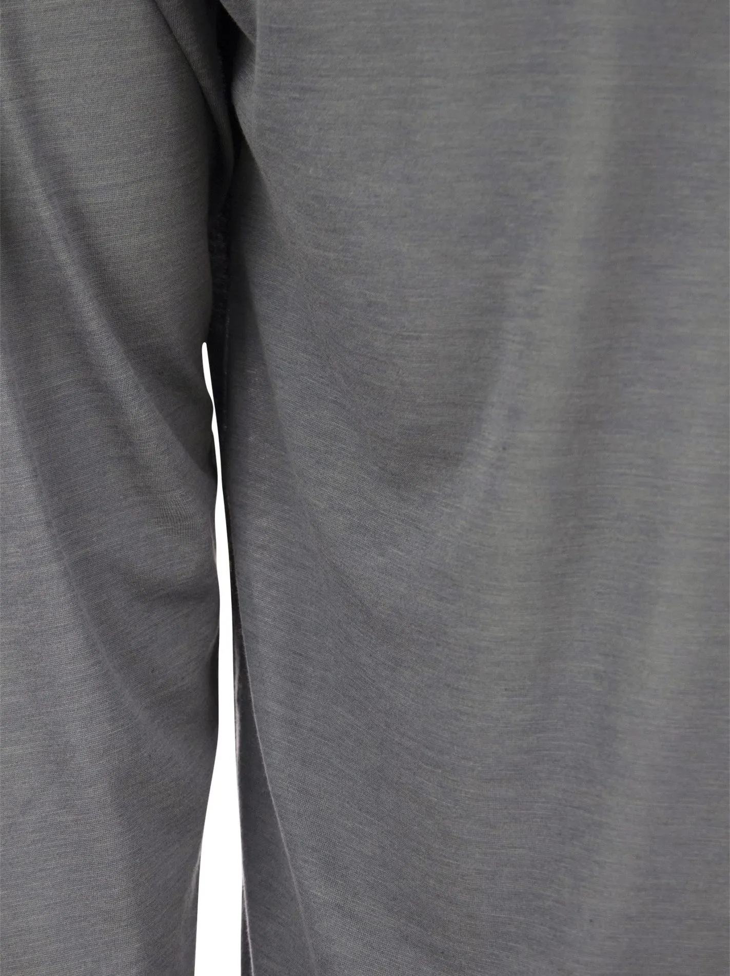 T-shirt girocollo in seta e cotone