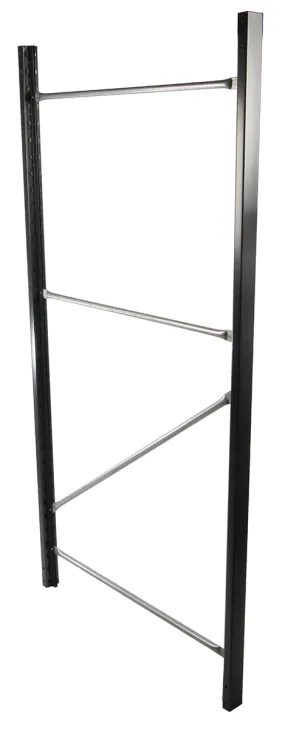 Telaio terminale Acciaio Grigio RS PRO, Campata lunga, 2100mm x 900mm