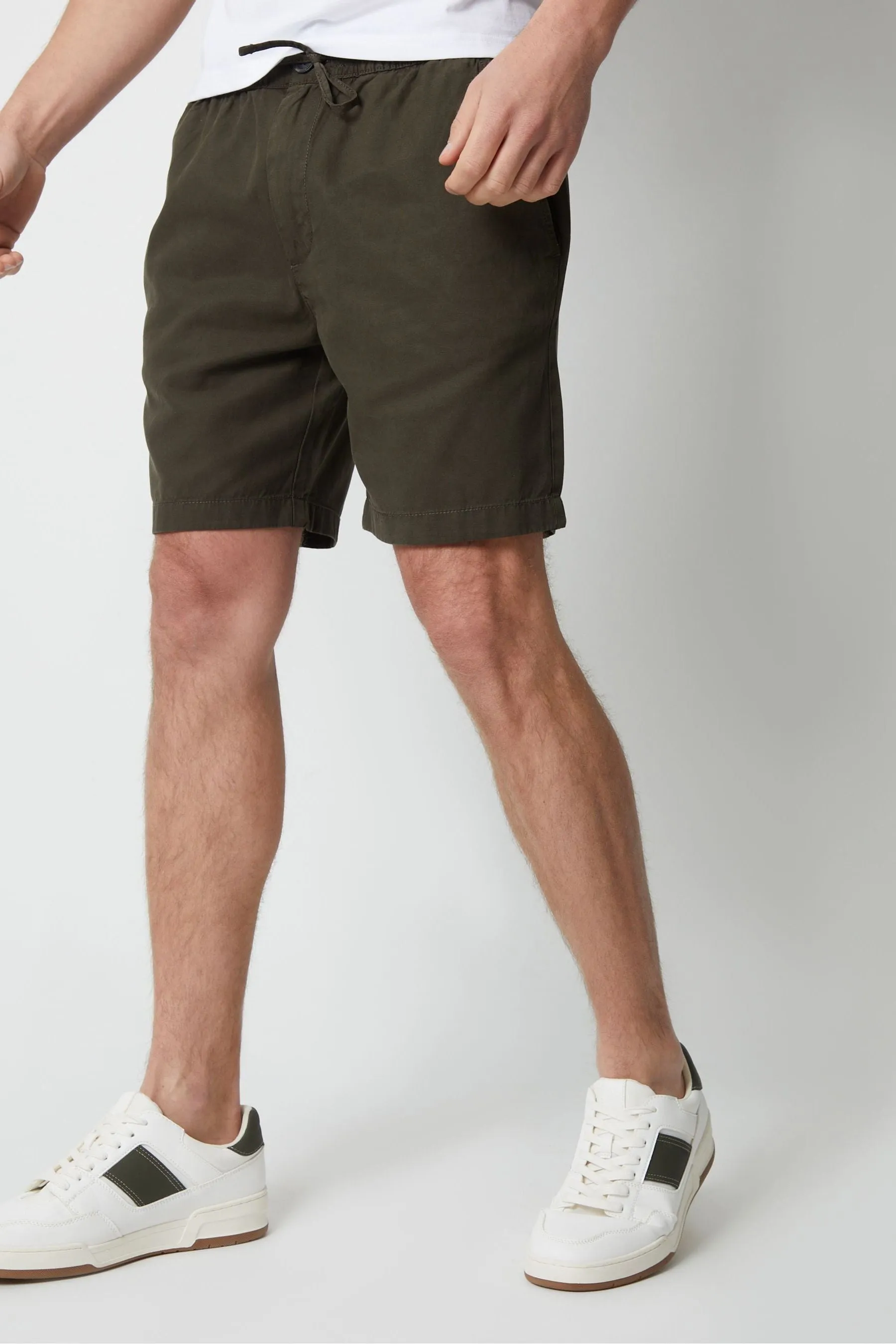 Threadbare - Shorts in lyocell di cotone stile joggers