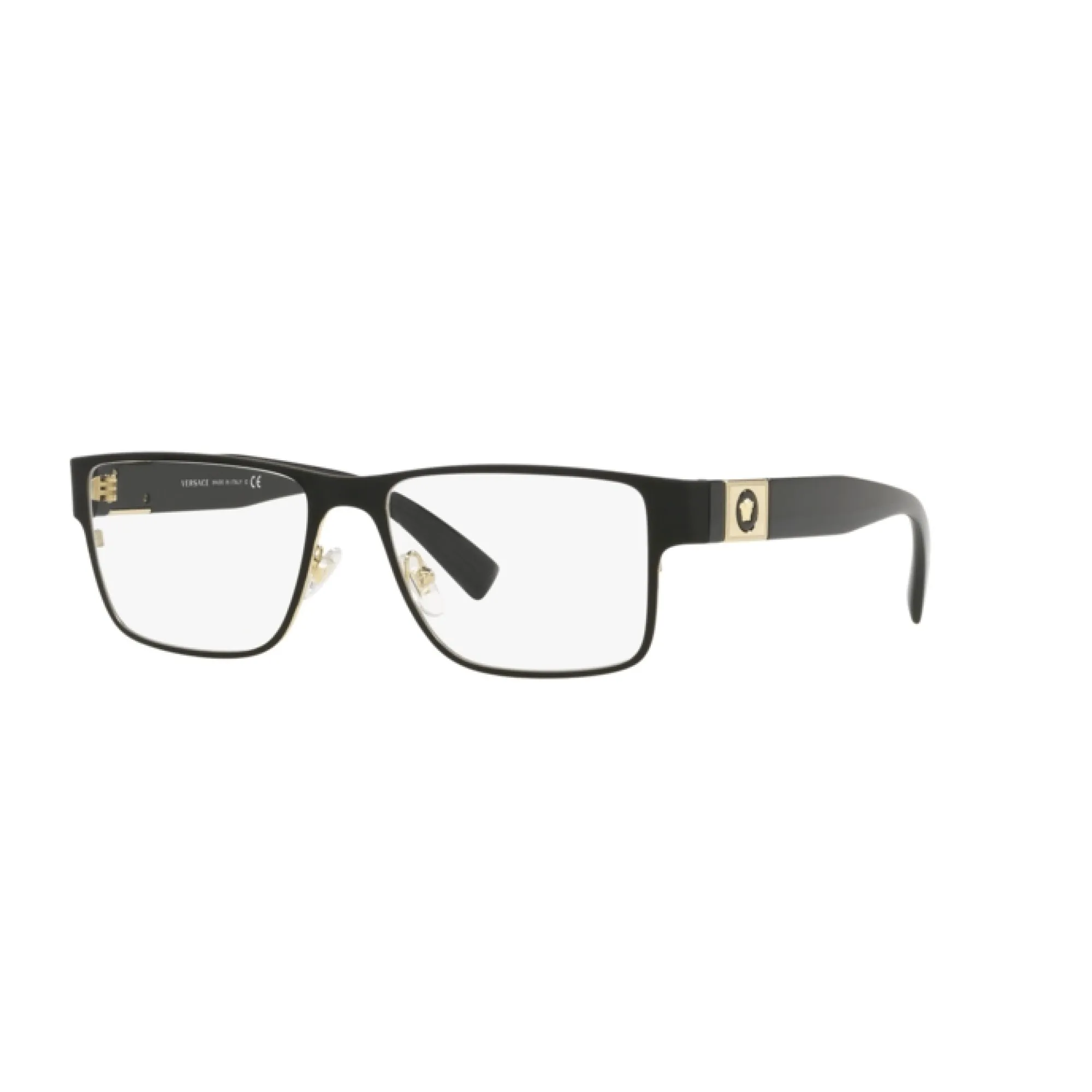   Versace VE 1274 - 1436 Oro Blak Opaco | Occhiale Da Vista Uomo 